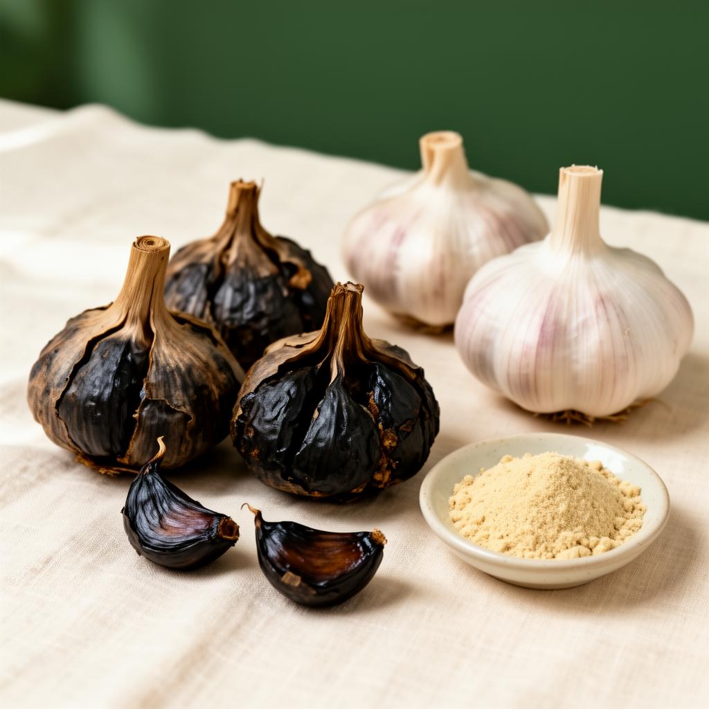 Gereifter Knoblauch